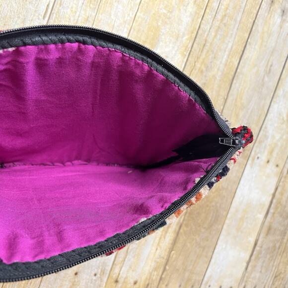 Vintage 70s Turkaman Carpet Bag-Wool-Boho Purse-Handmade-Hippie Folk Style - Picture 8 of 8